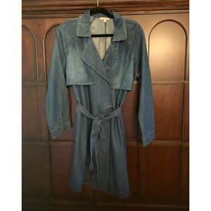 Denim coat/long blazer